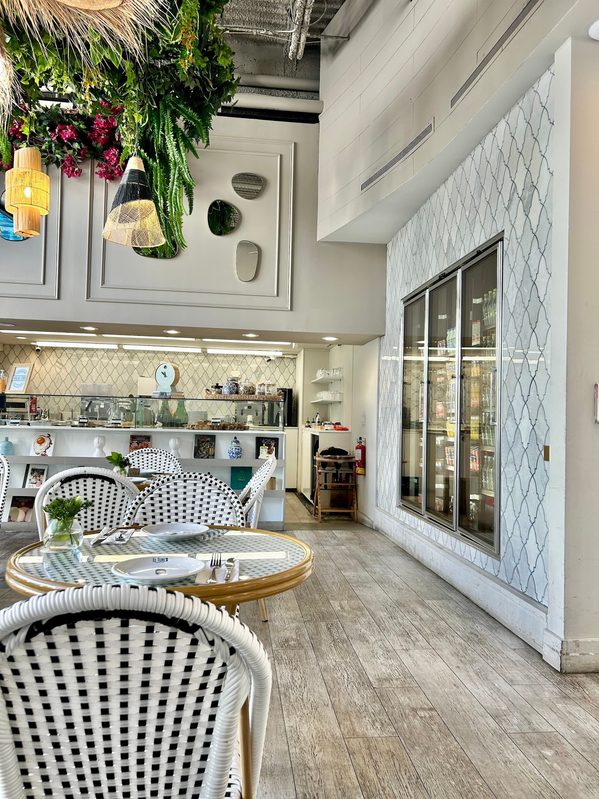 Interior of El Turco Design District restaurant in Miami