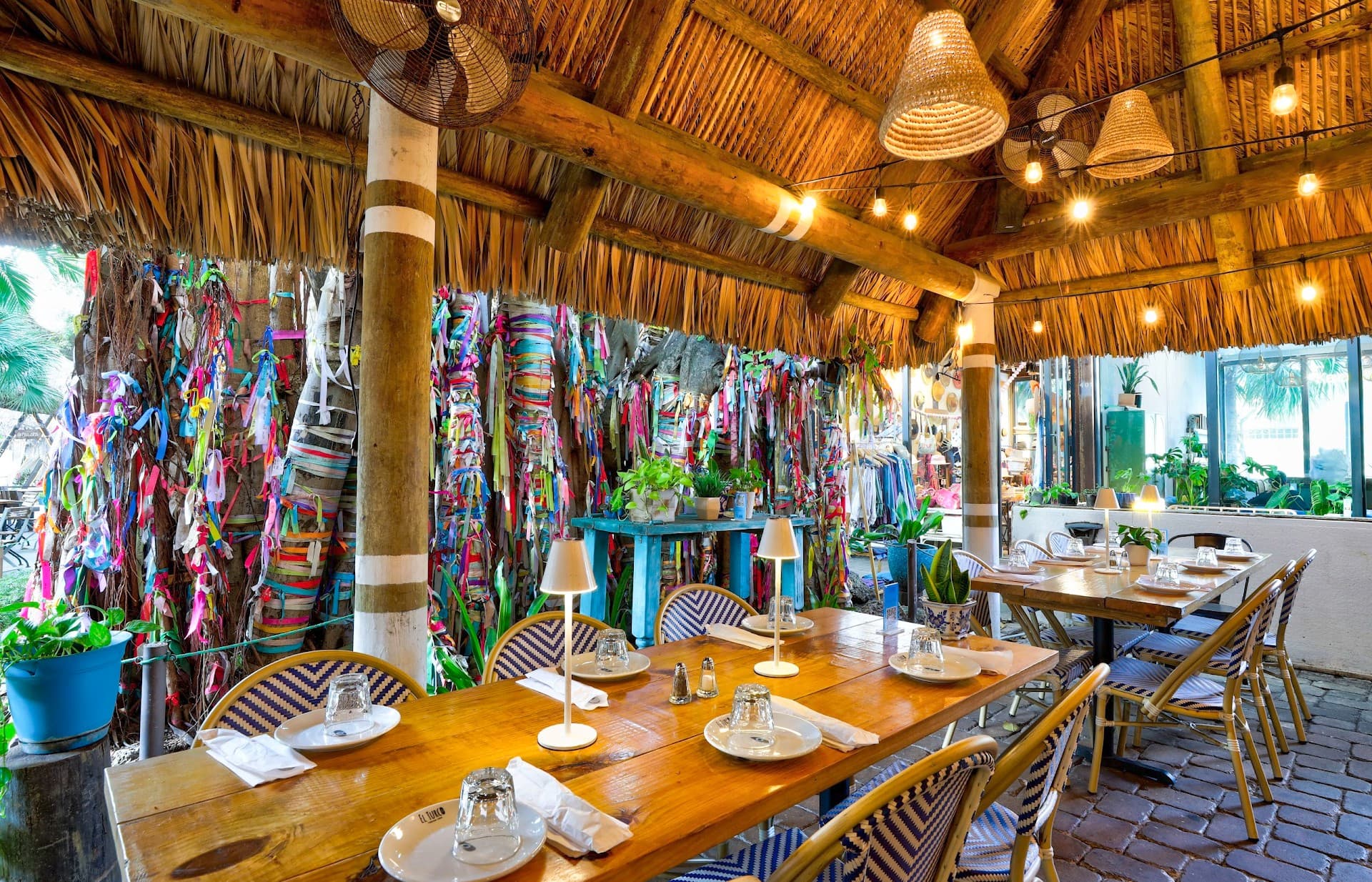 Cozy dining area at El Turco Turkish Food in Miami