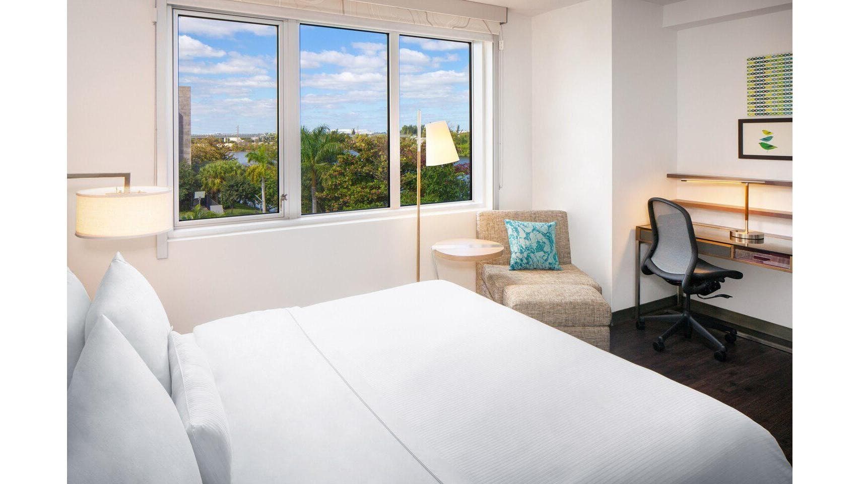 Guest room at Element Miami International Airport in Miami