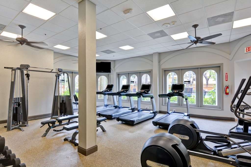 Fitness center at Embassy Suites by Hilton Miami International Airport