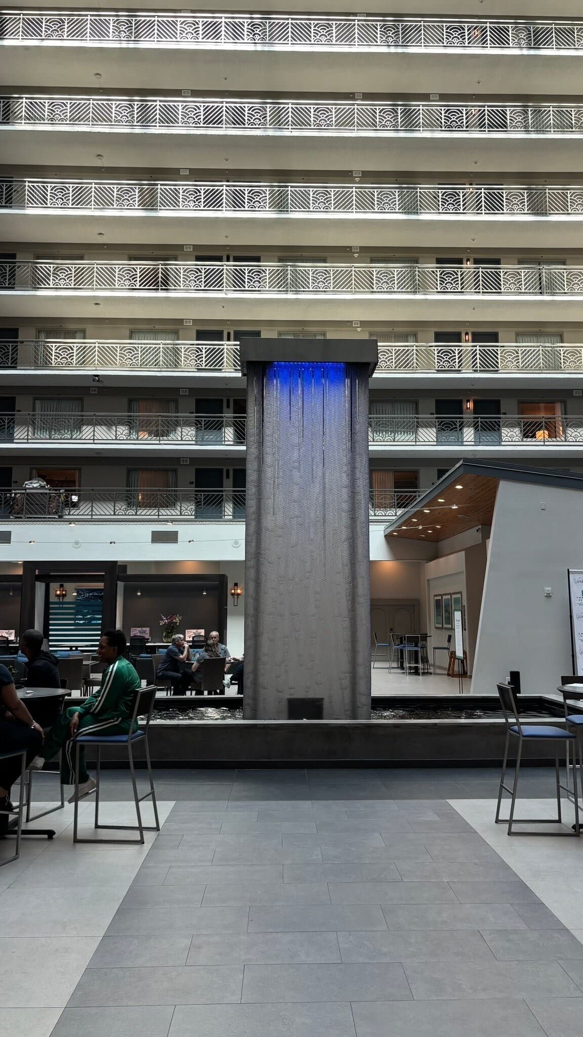 Embassy Suites by Hilton Miami International Airport lobby waterfall