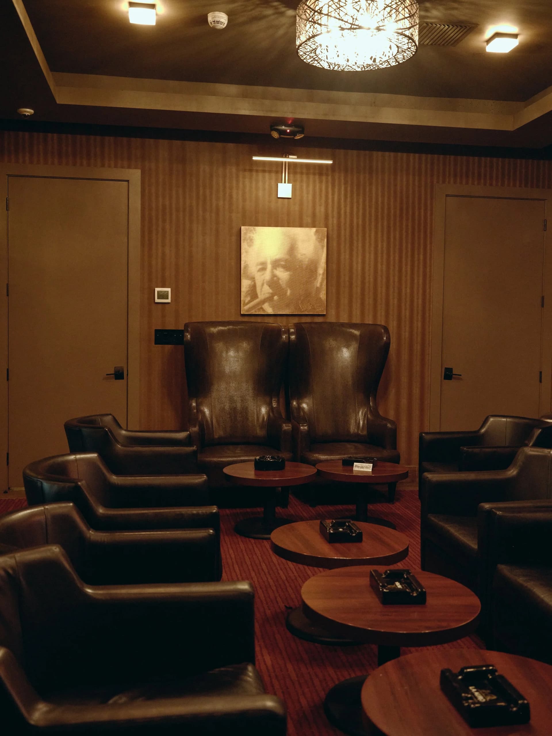 Stylish interior of Empire Social Lounge in Miami