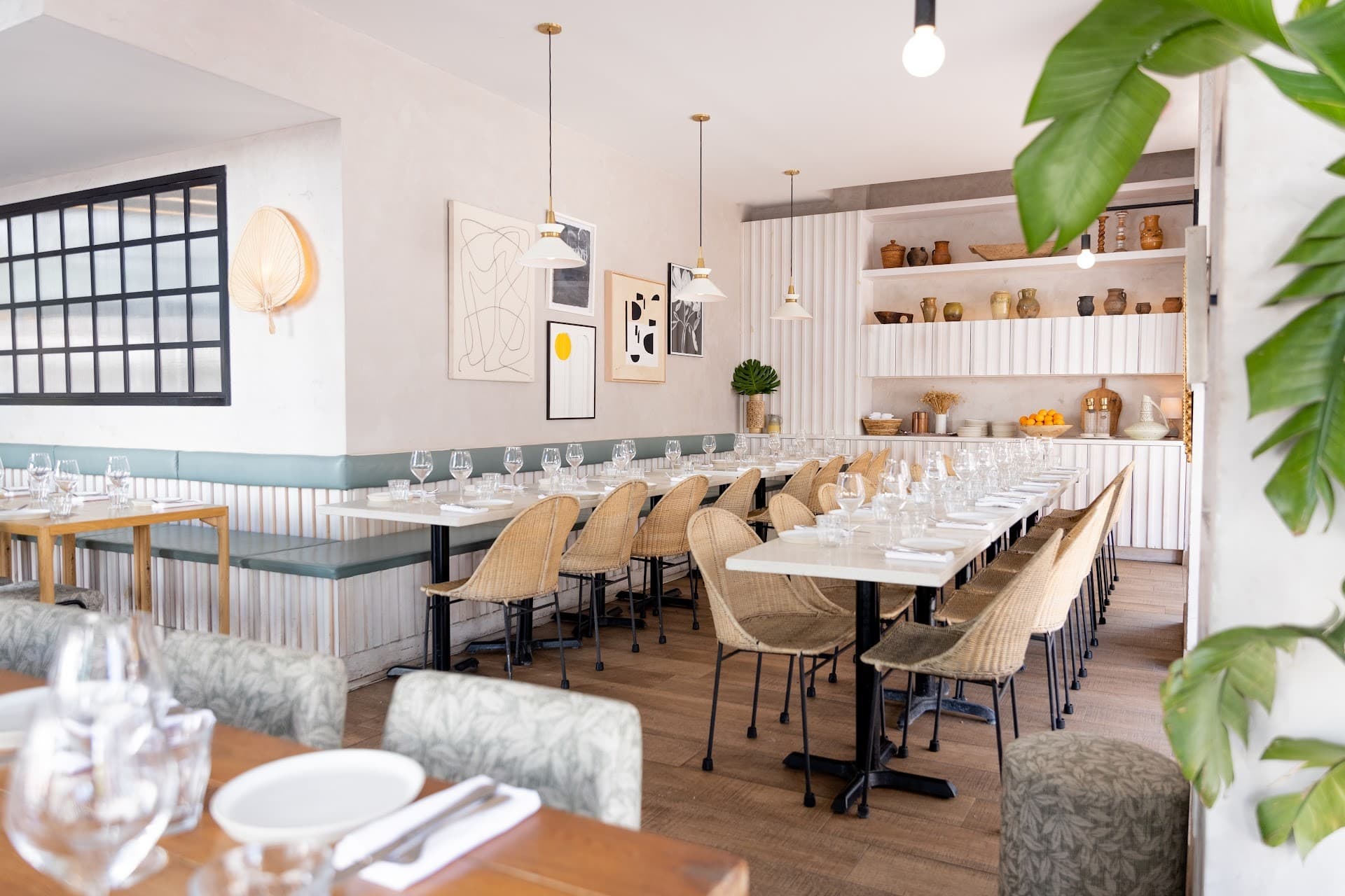 Esmé Miami Beach dining area with modern decor