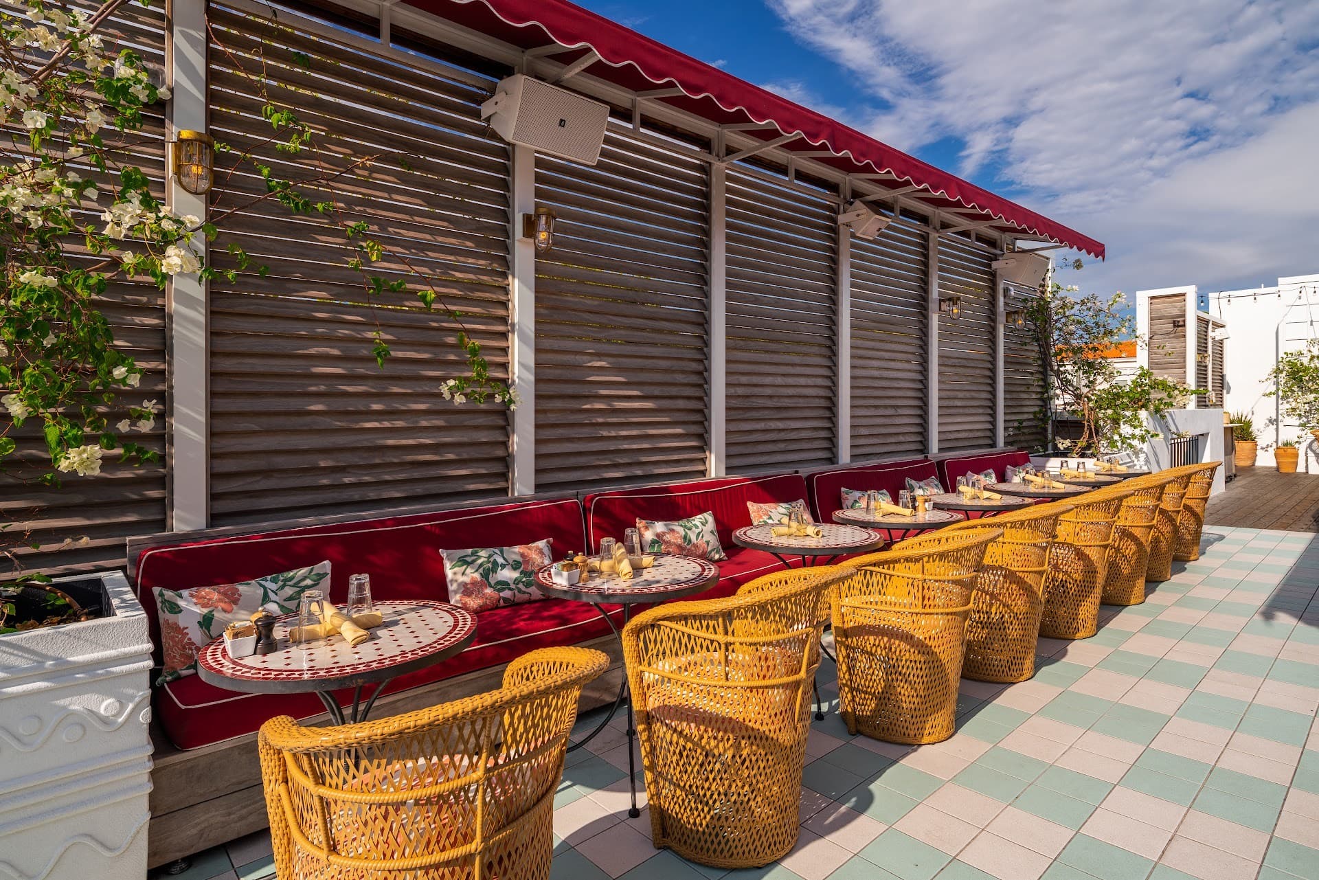 Rooftop dining at Esmé Miami Beach in Miami Beach