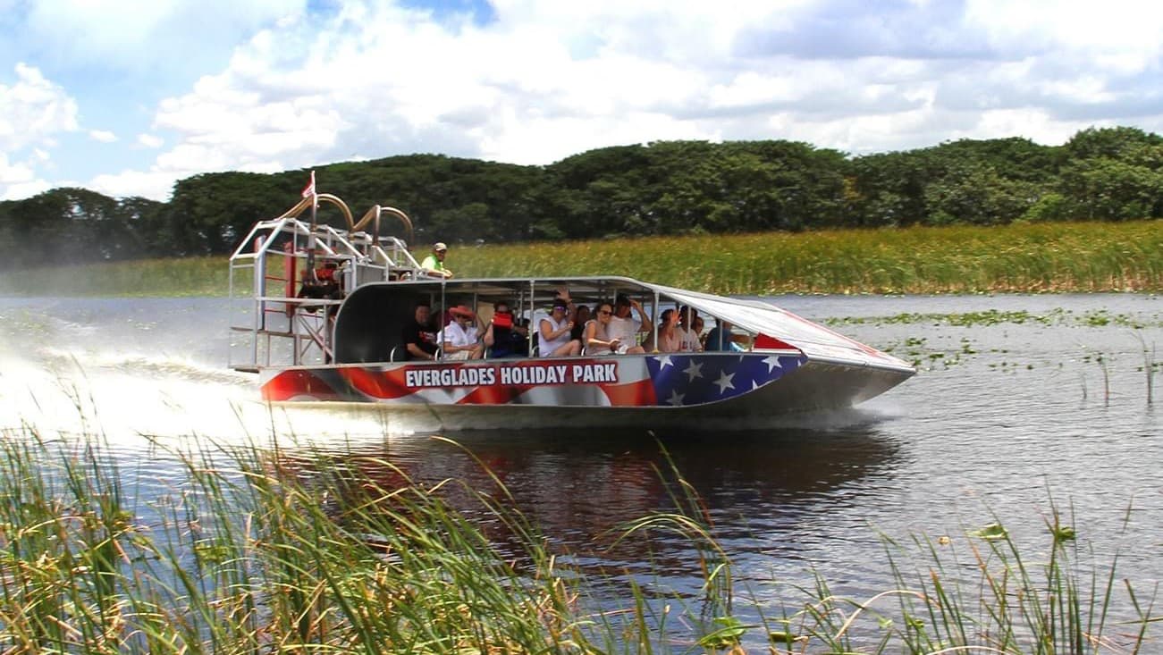 Airboat ride at Everglades Holiday Park in Fort Lauderdale