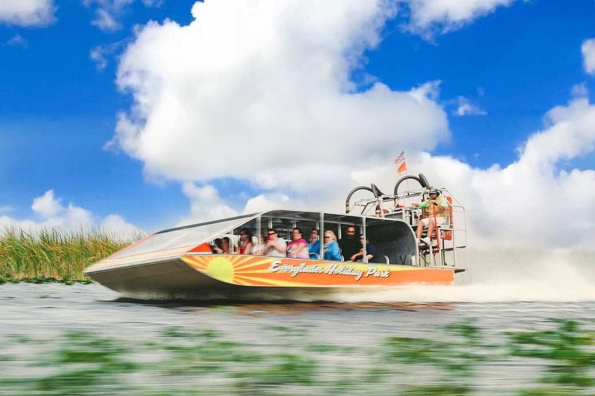 Airboat tour at Everglades Holiday Park in Fort Lauderdale