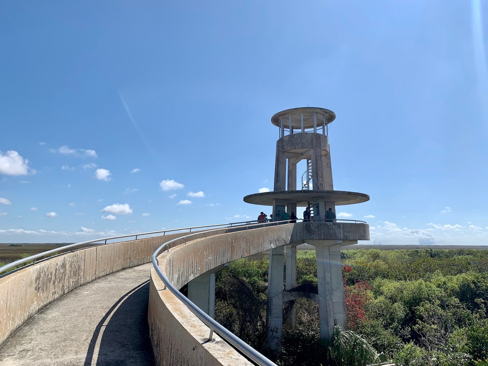Everglades National Park lookout in Miami