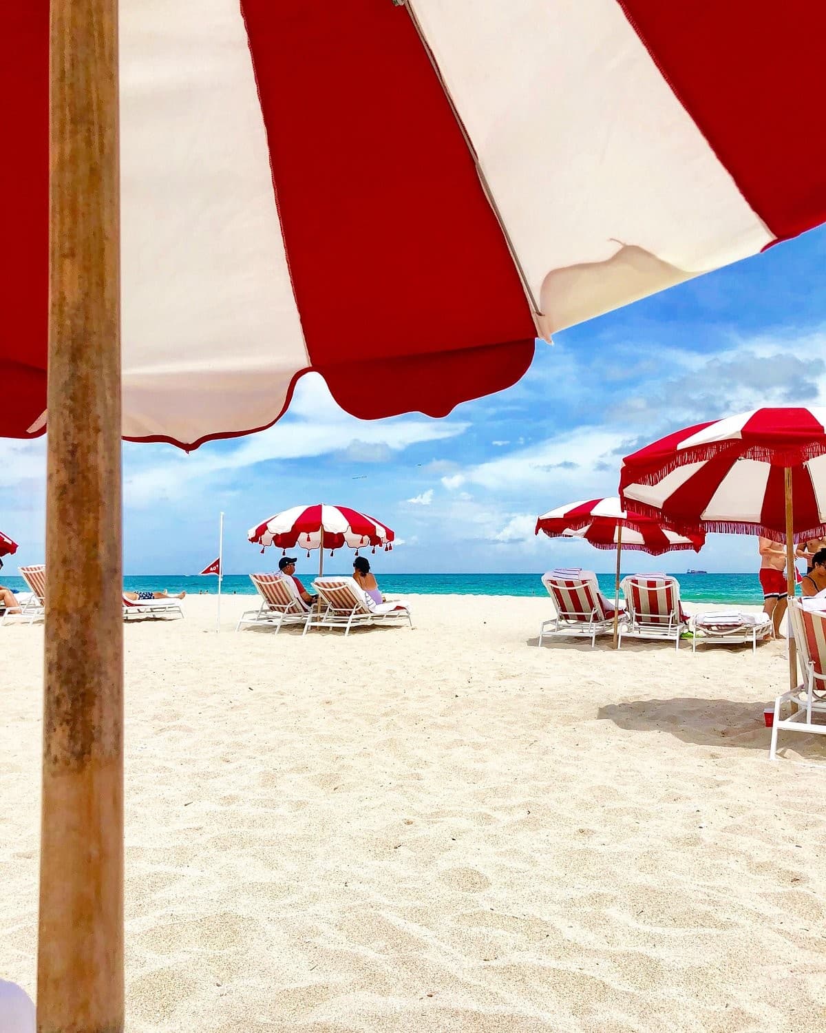 Beach area at Faena Hotel Miami Beach