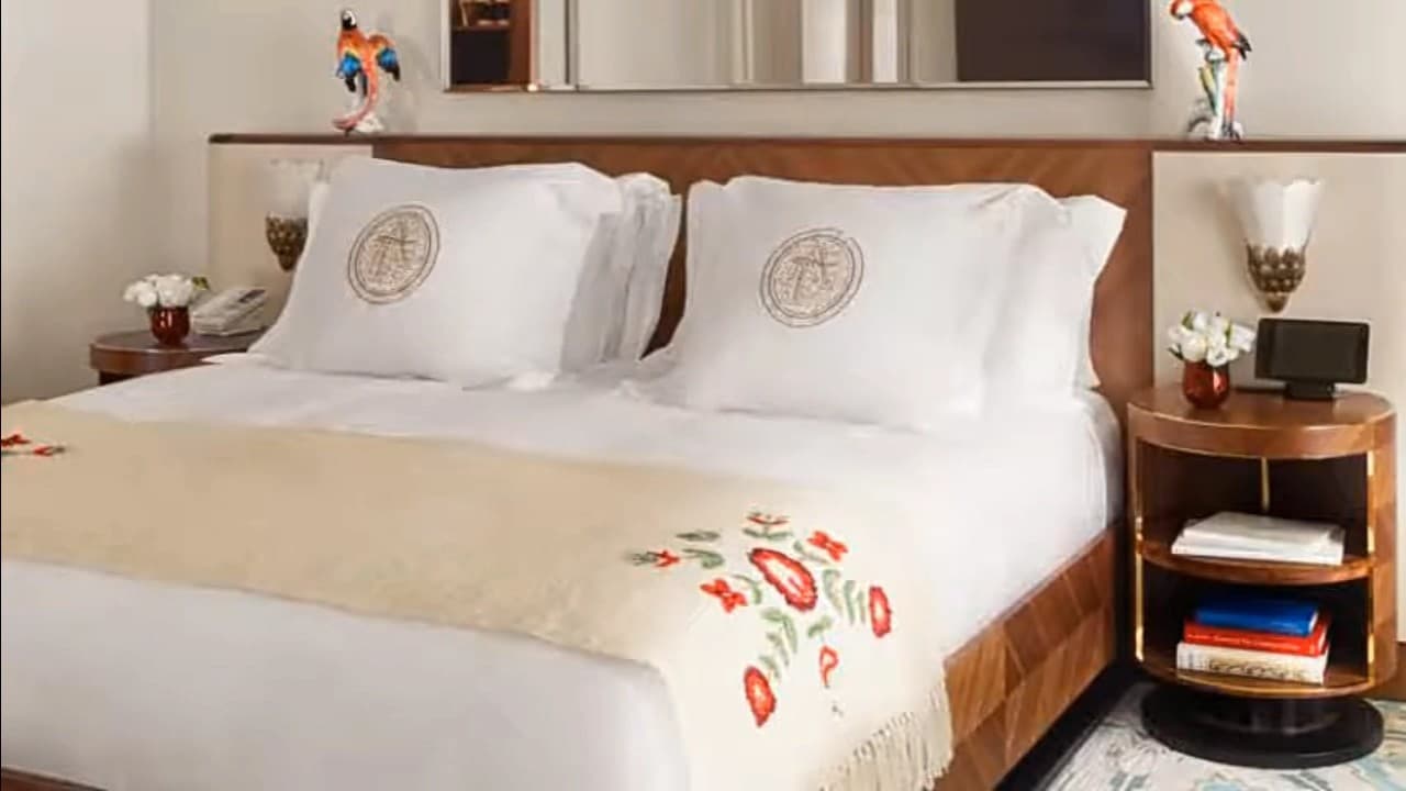 Luxurious room at Faena Hotel Miami Beach