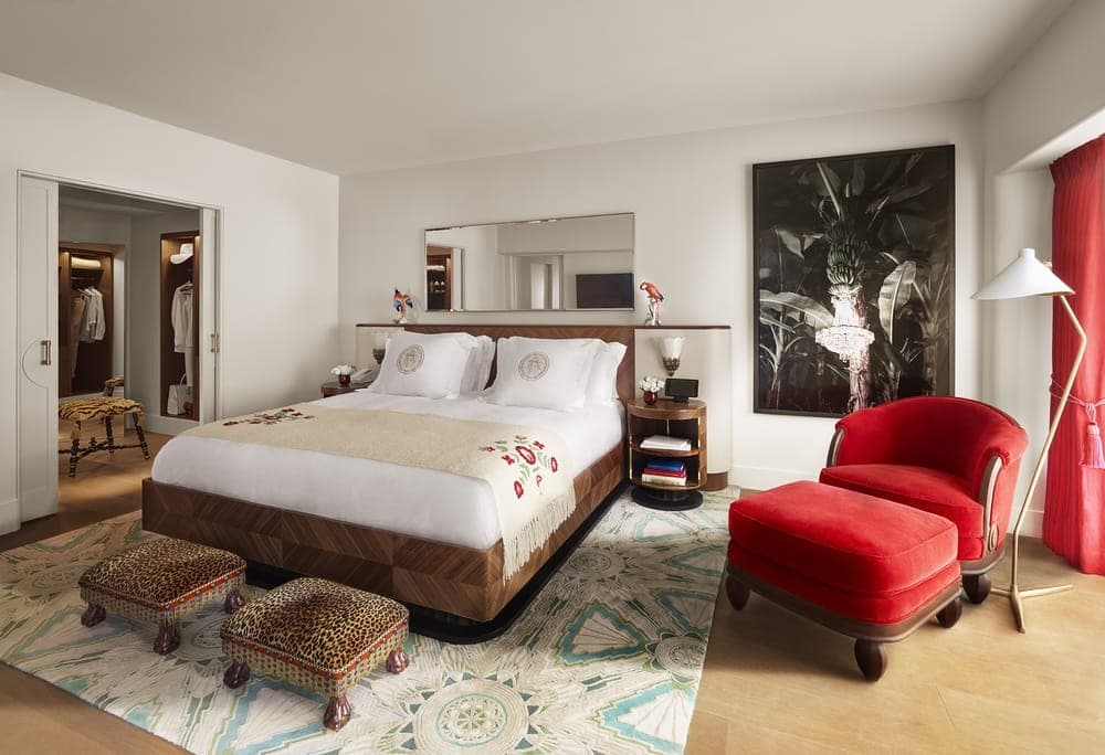 Luxurious room at Faena Hotel Miami Beach