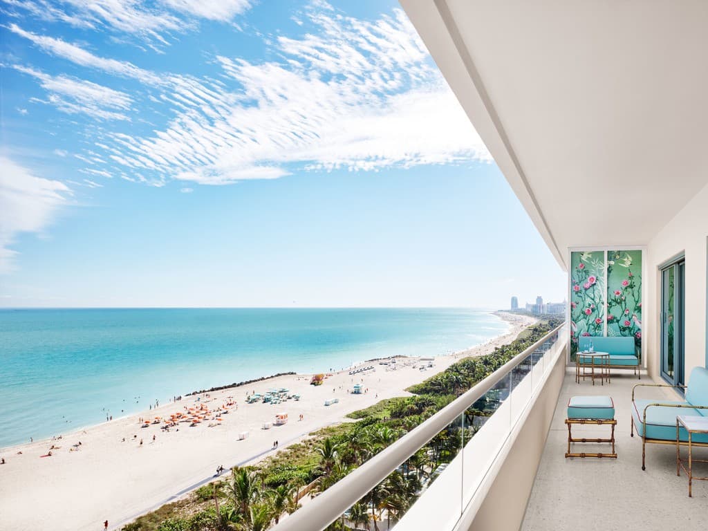Panoramic view from Faena Hotel Miami Beach