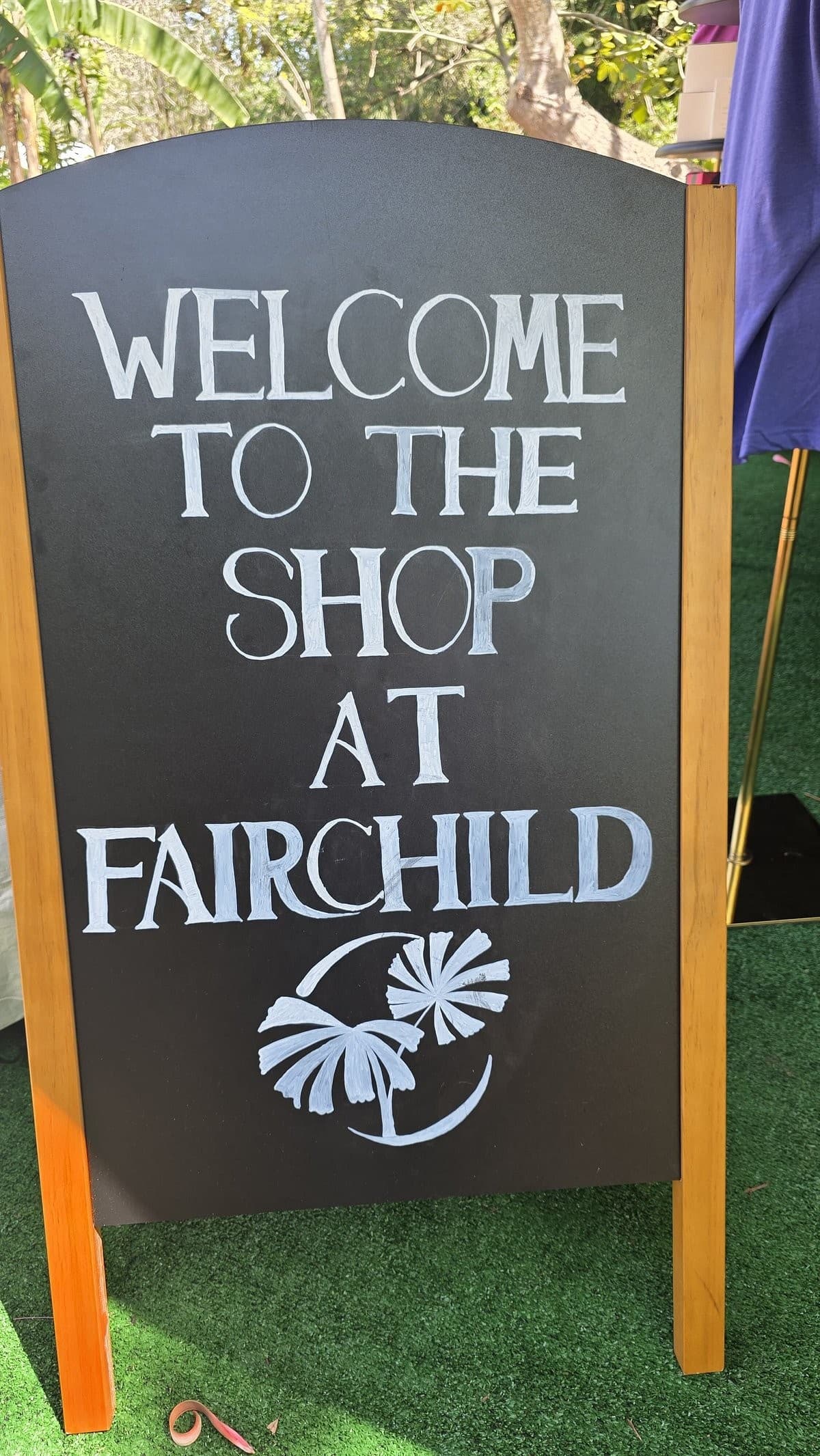 Signage for the Shop at Fairchild in Coral Gables