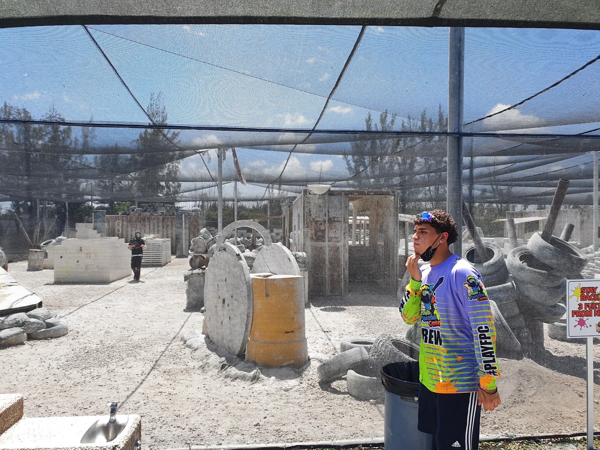 Family Paintball Center outdoor area in Miami