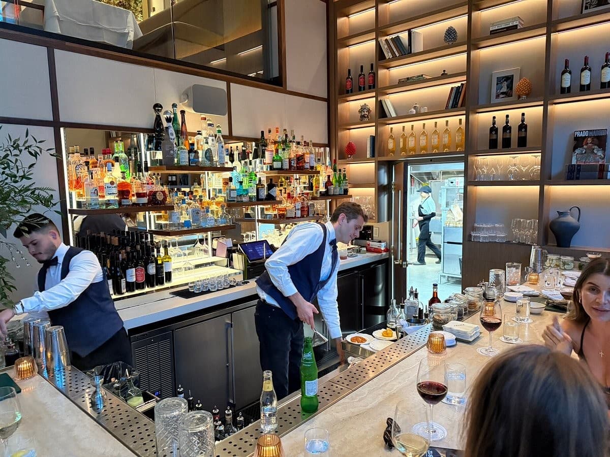 Bar scene at Felice Brickell in Miami