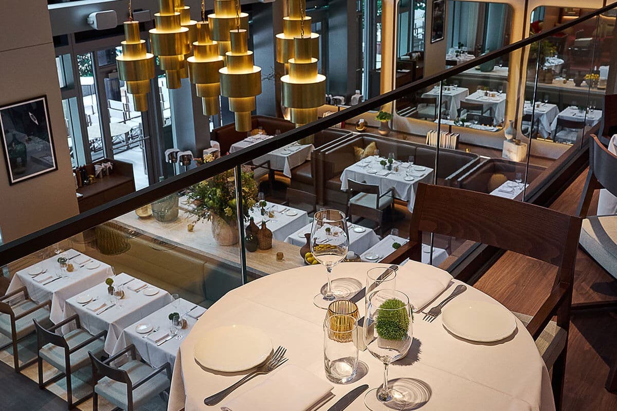 Interior view of Felice Brickell restaurant in Miami