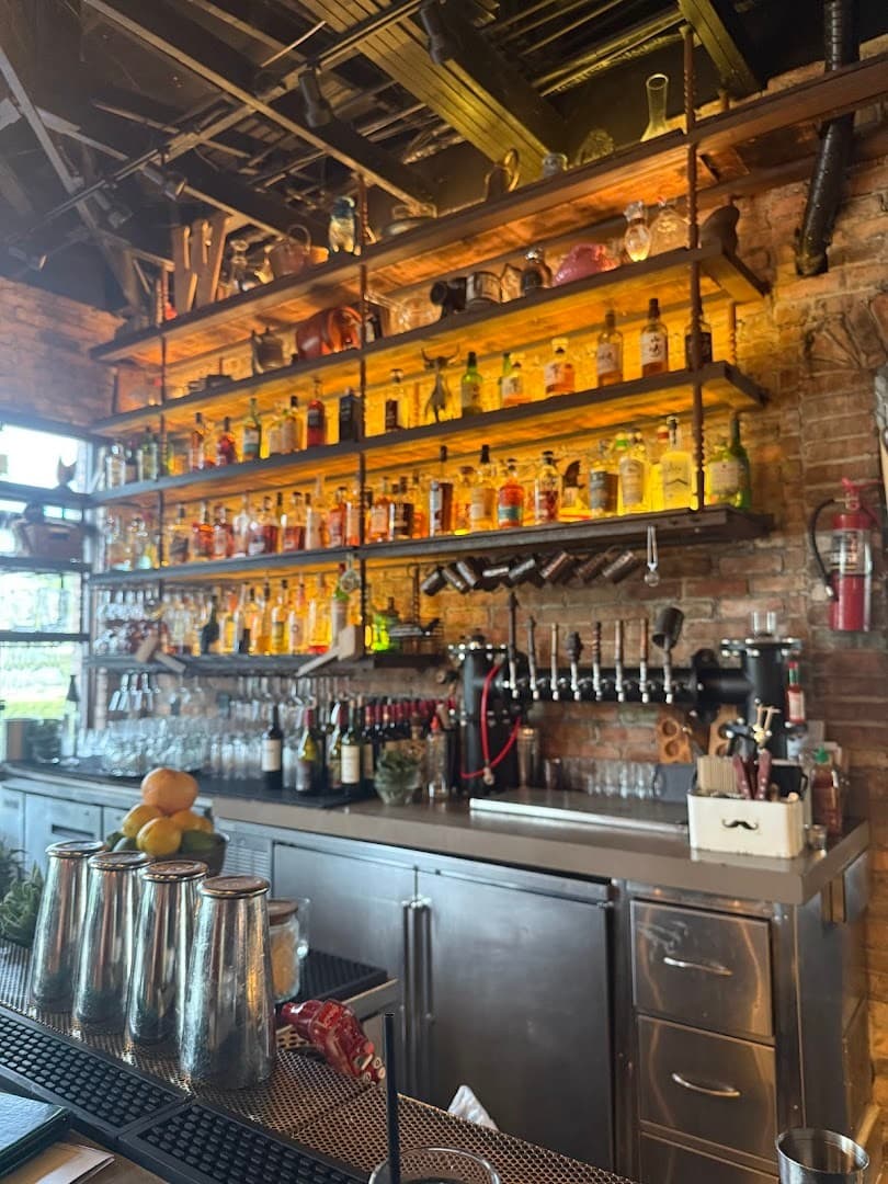 Bar area at Finka Table & Tap in Miami