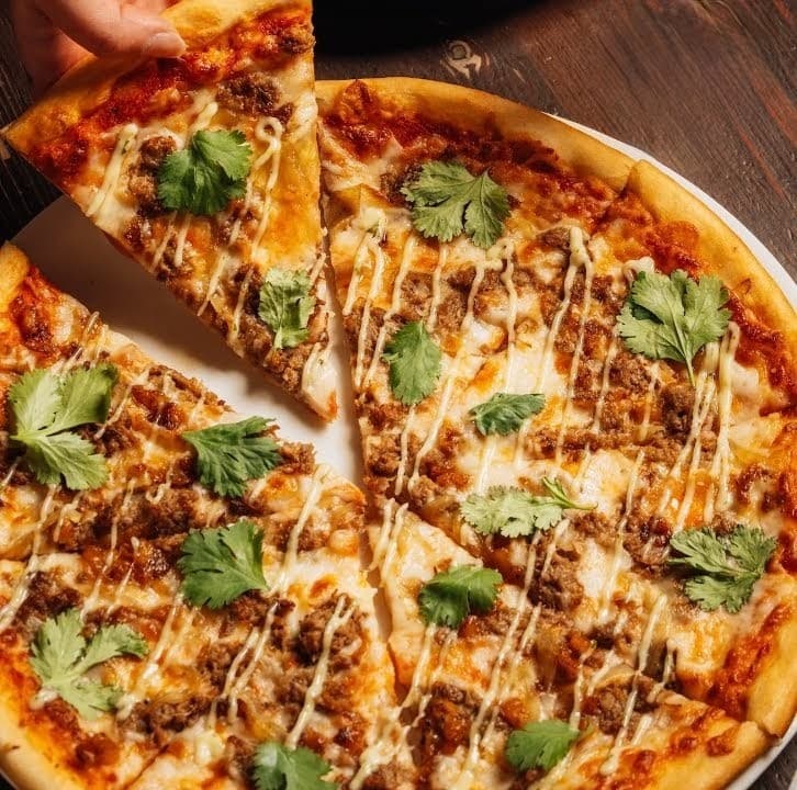 Delicious pizza at Finka Table & Tap in Miami