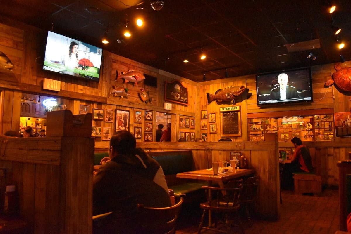 Flanigan's Seafood Bar and Grill interior in Coconut Grove