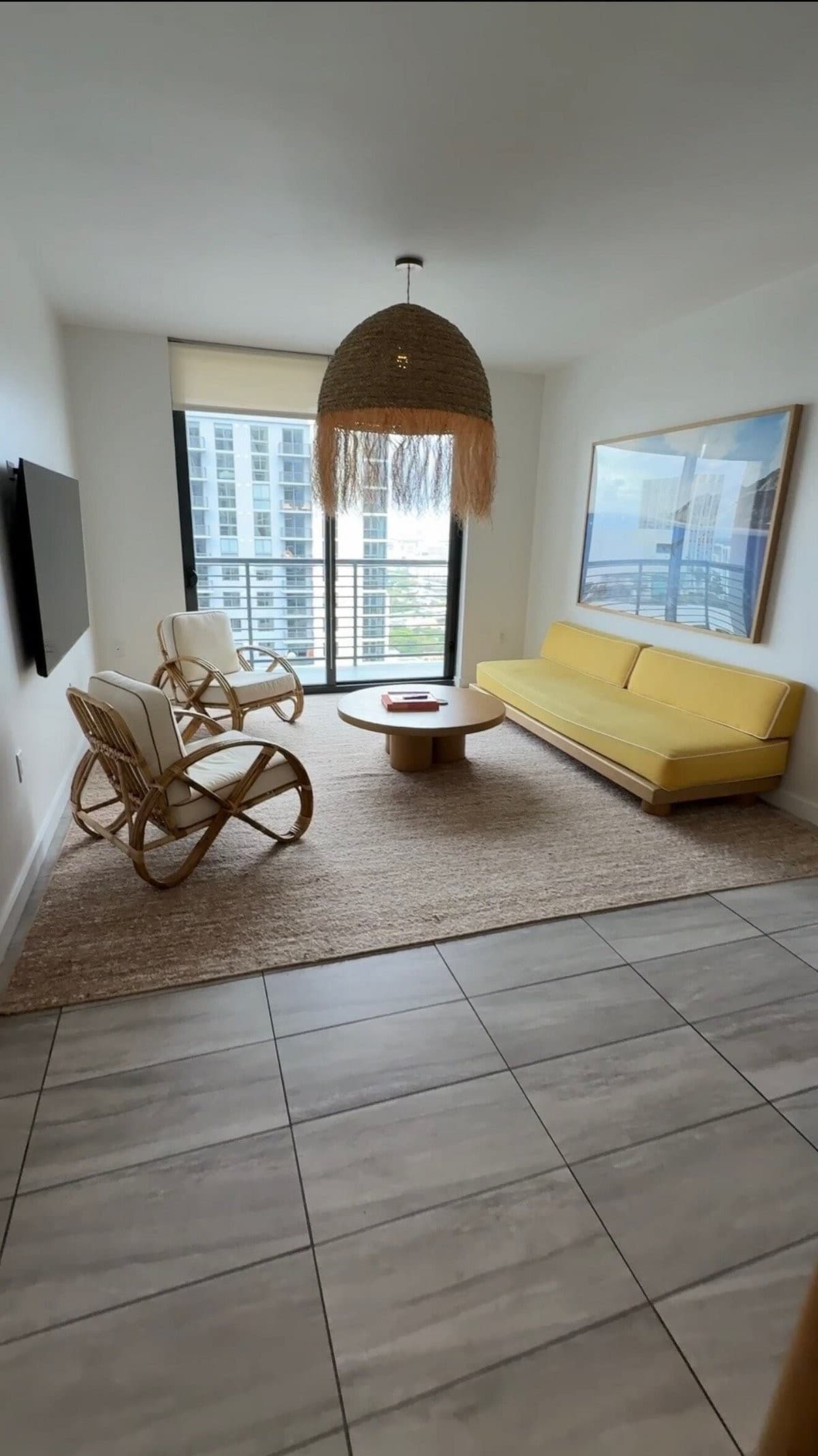 Cozy living area at Flow Hotel Miami