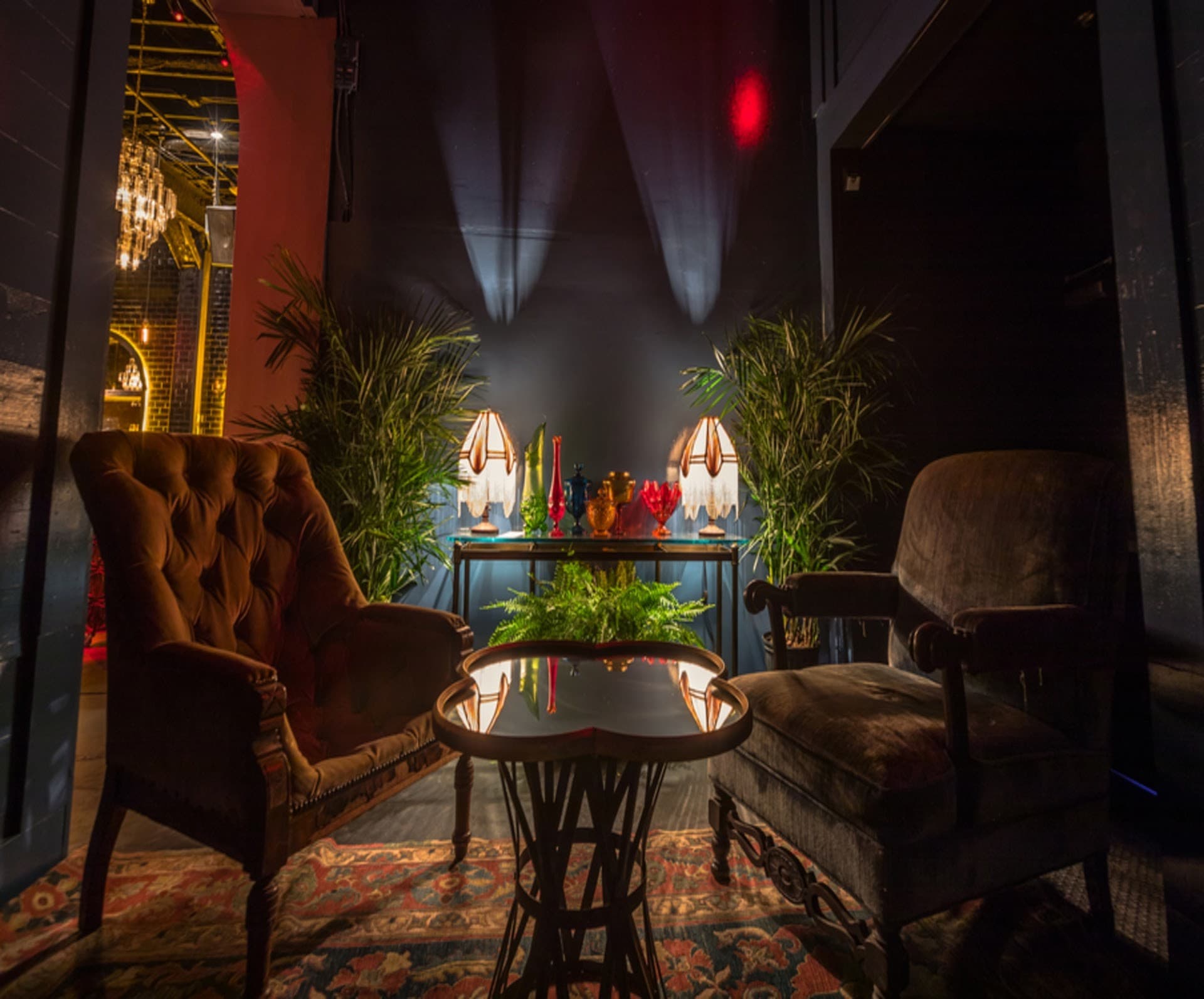 Cozy interior at Floyd Miami nightlife venue