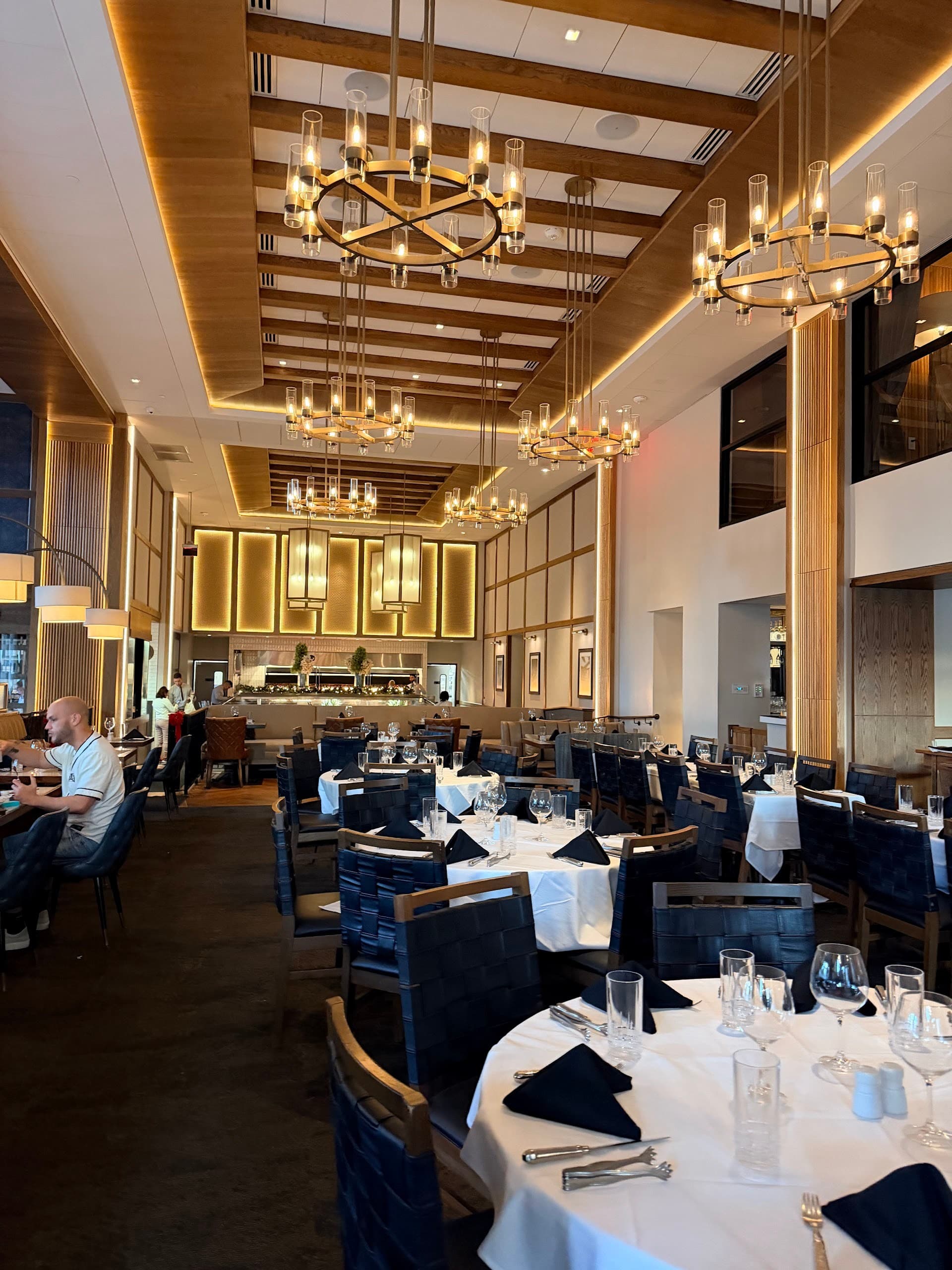 Interior of Fogo de Chão Brazilian Steakhouse in Coral Gables