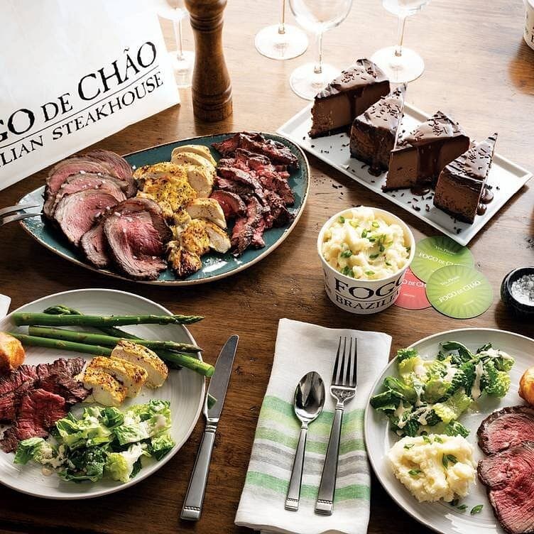 Delicious dishes from Fogo de Chão Brazilian Steakhouse in Coral Gables