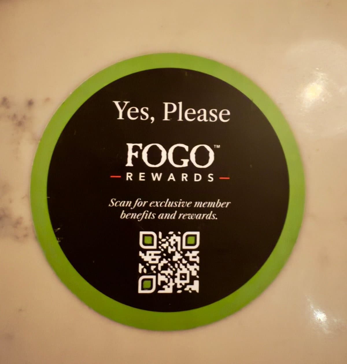Fogo de Chão Brazilian Steakhouse rewards program information in Coral Gables
