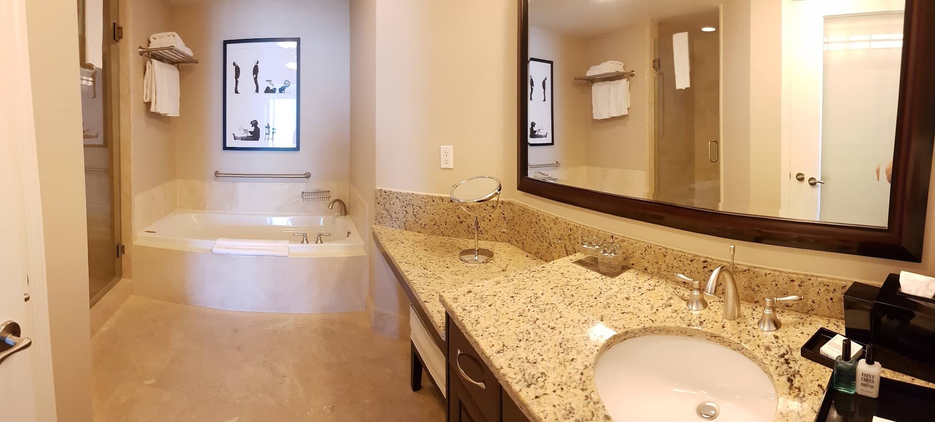 Bathroom at Fontainebleau Miami Beach hotel in Miami Beach