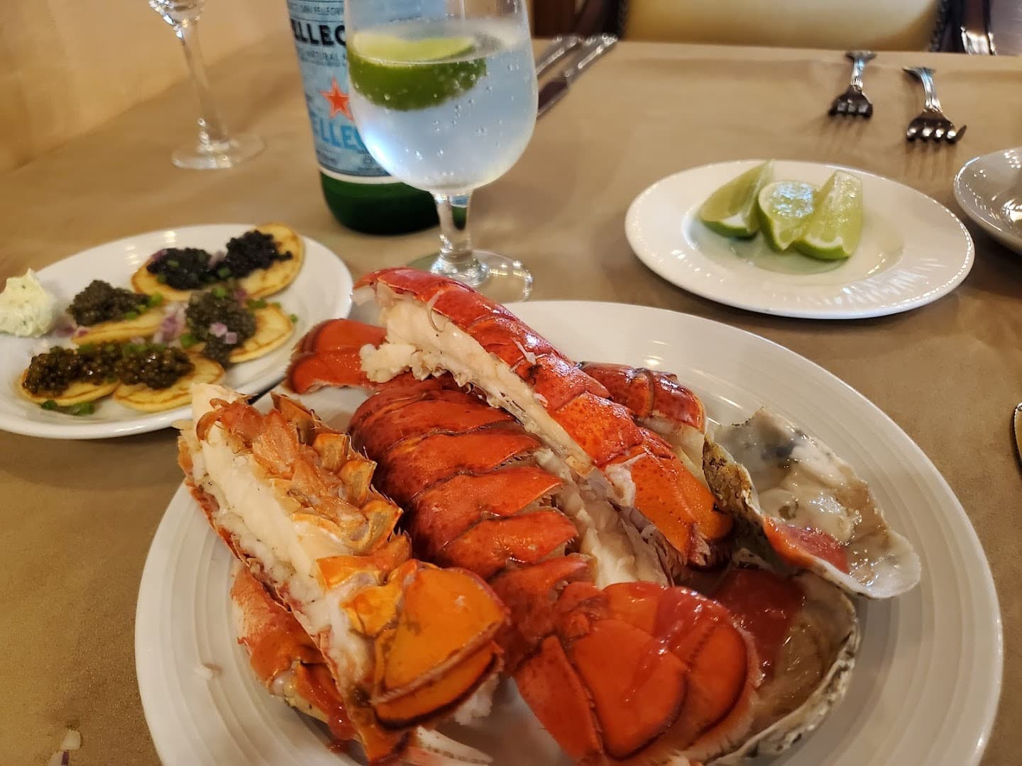 Lobster dish at Fontana Italian Biltmore Hotel Miami