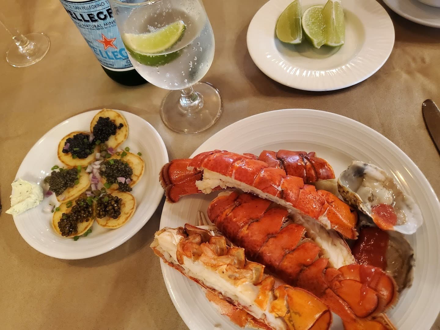 Lobster dish at Fontana Italian Biltmore Hotel Miami