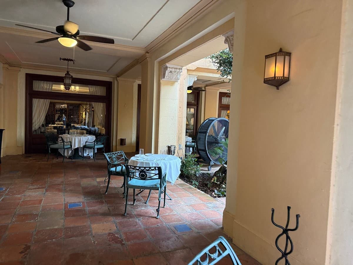Interior of Fontana Italian Biltmore Hotel in Coral Gables