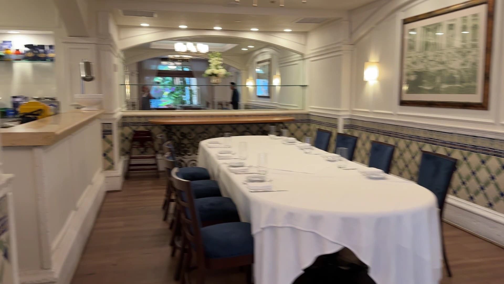 Elegant dining area at Fontana Italian Biltmore Hotel Miami