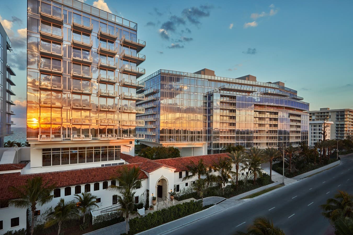 Four Seasons Hotel at The Surf Club exterior view in Surfside