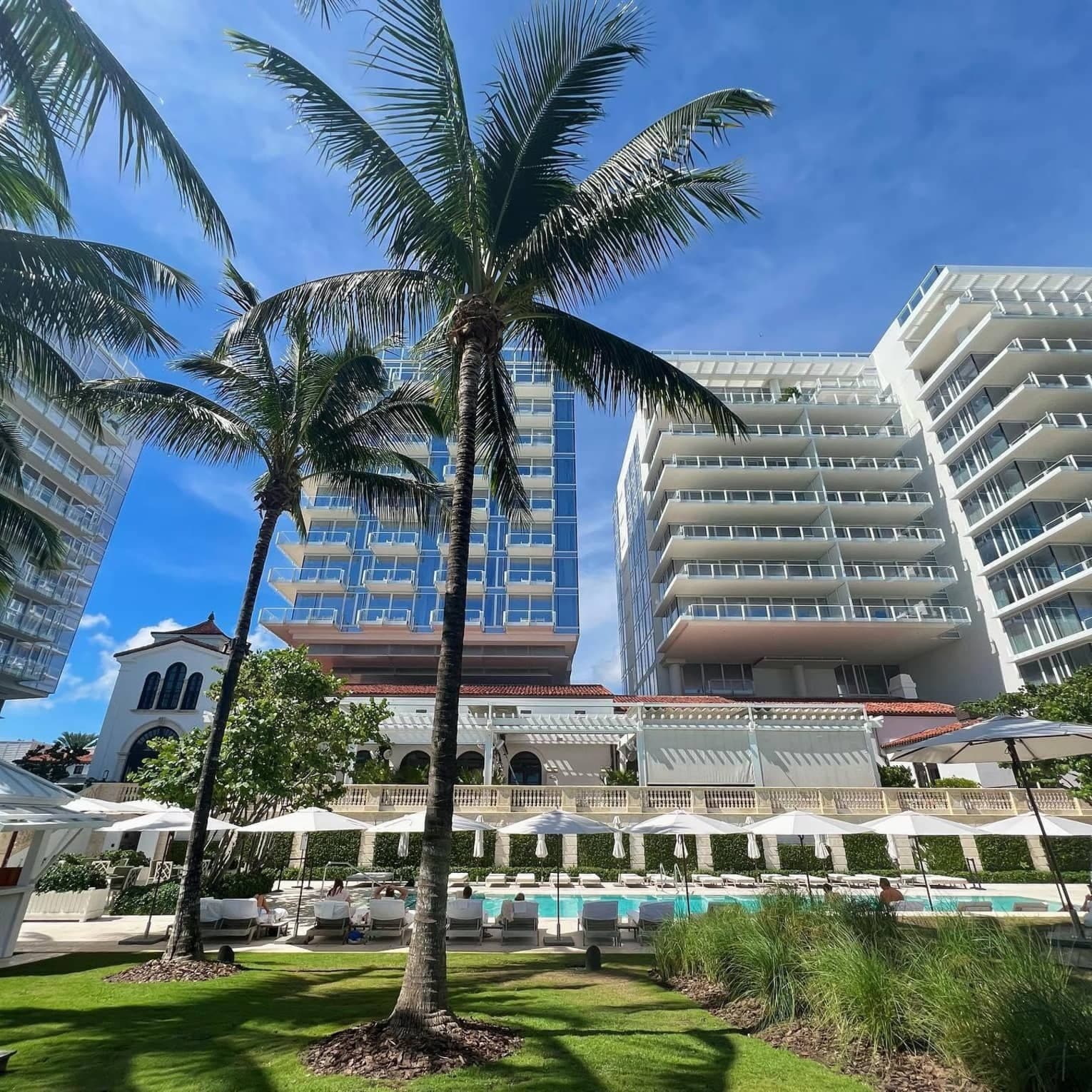 Four Seasons Hotel at The Surf Club pool area Surfside