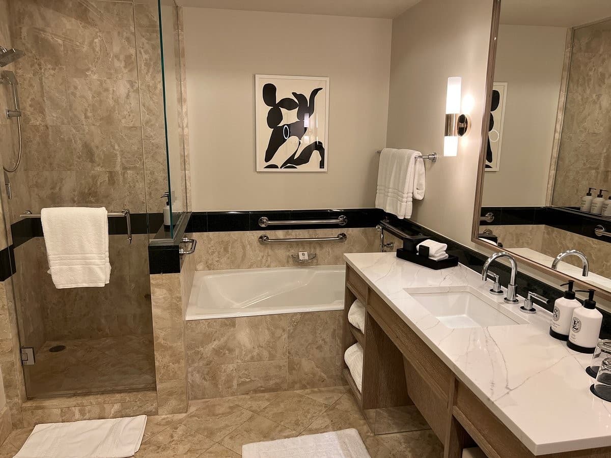 Luxury bathroom at Four Seasons Hotel Miami