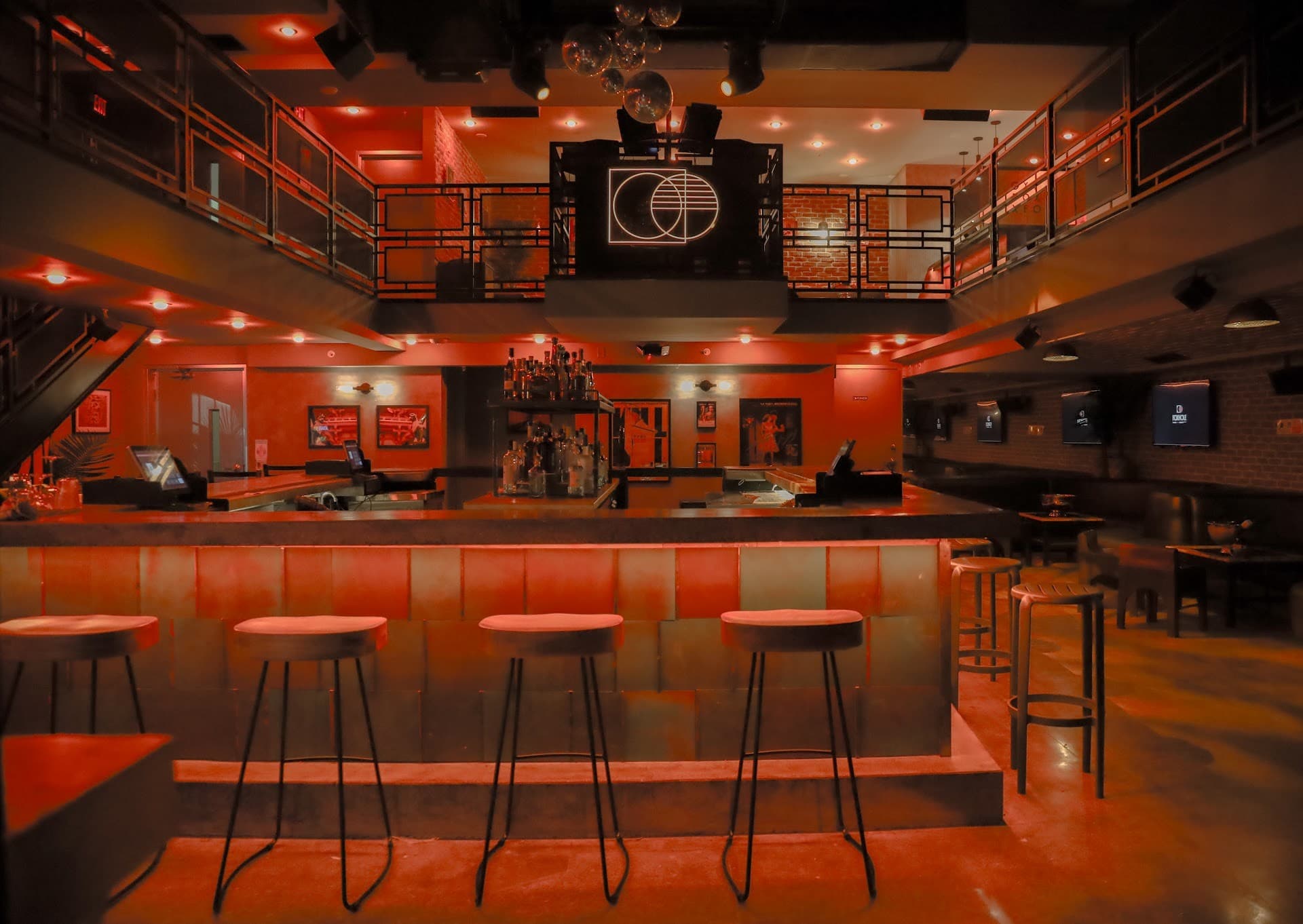 Foxhole Bar interior with modern design in Miami Beach