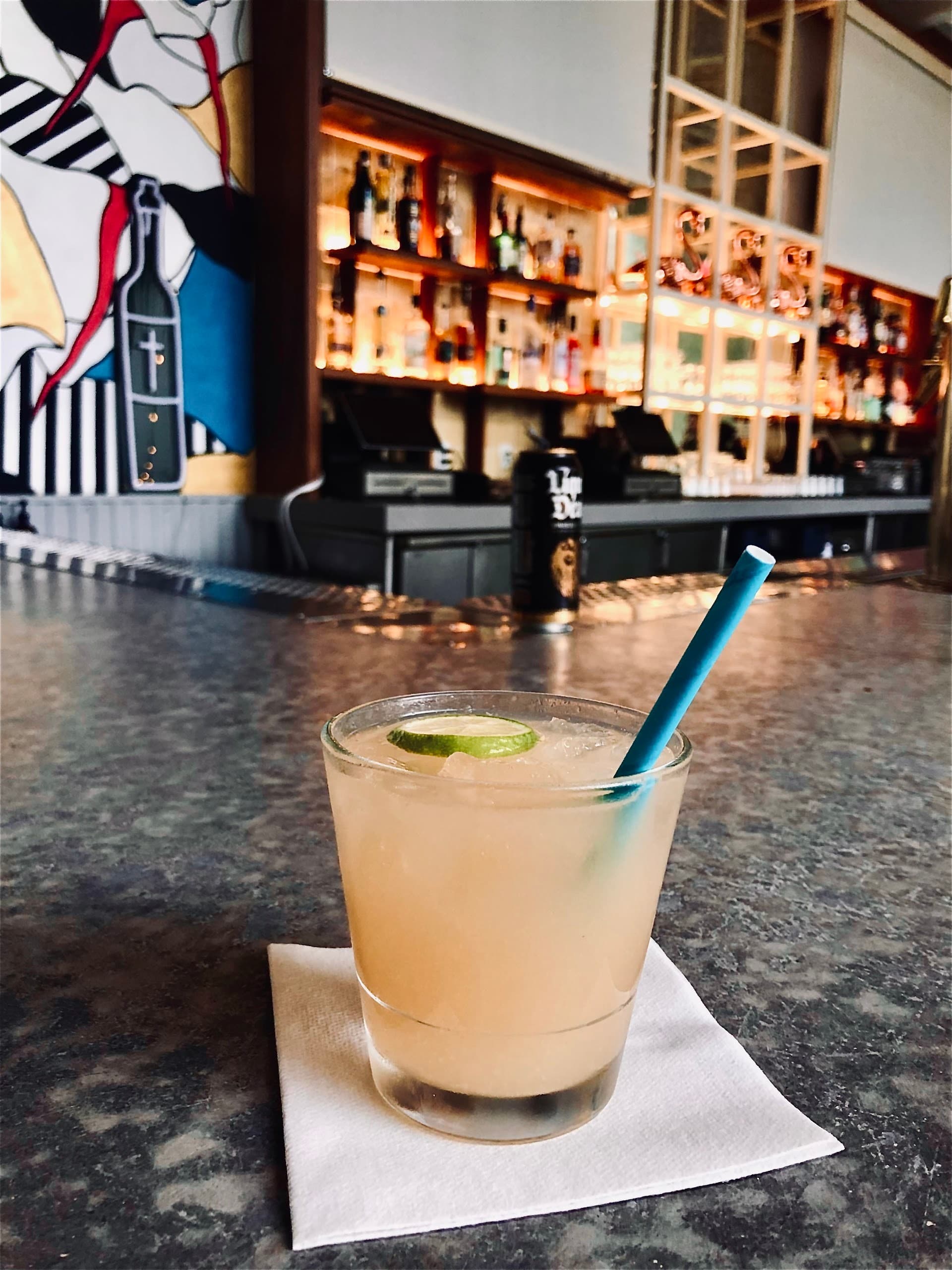 Cocktail at FREEHOLD Studios in Miami nightlife