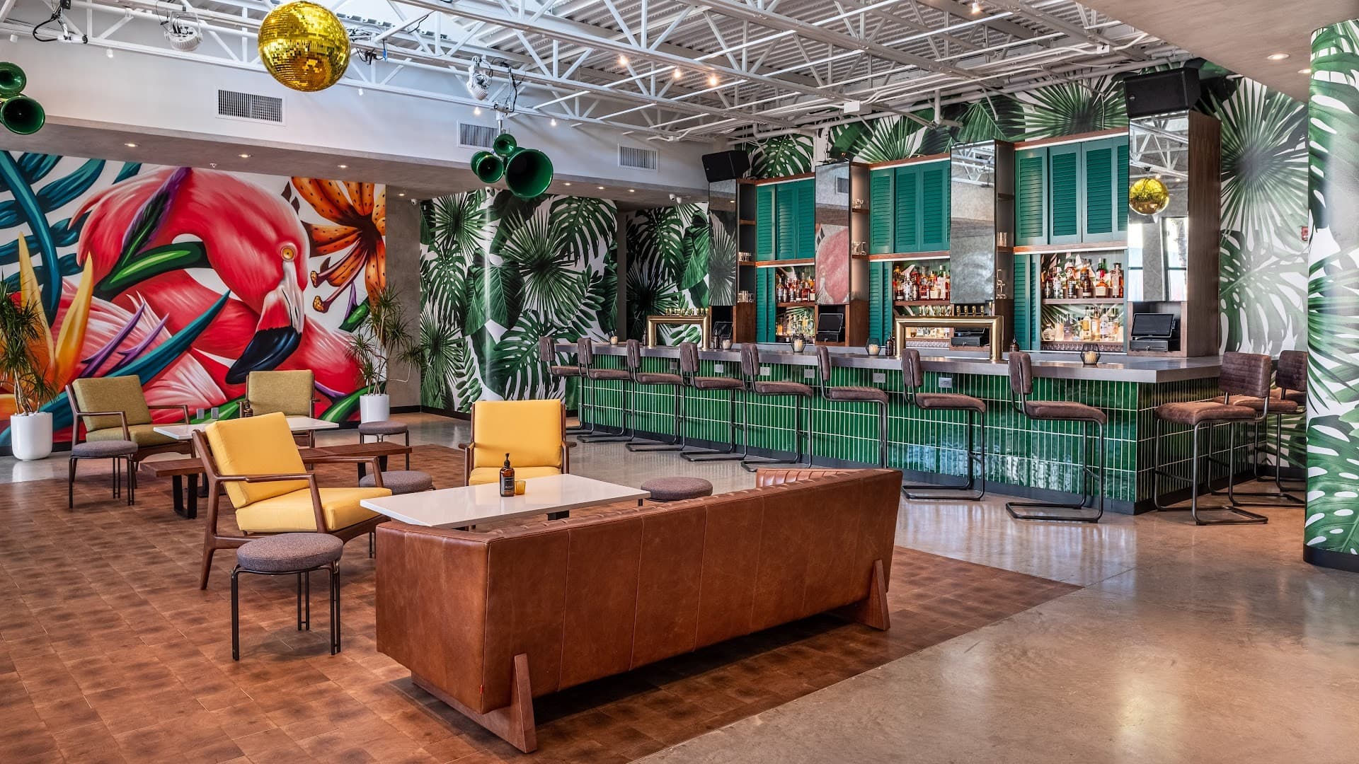 Stylish interior of FREEHOLD Studios in Miami