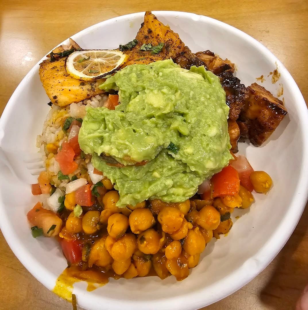 Delicious bowl from Fresh Kitchen Miami Midtown