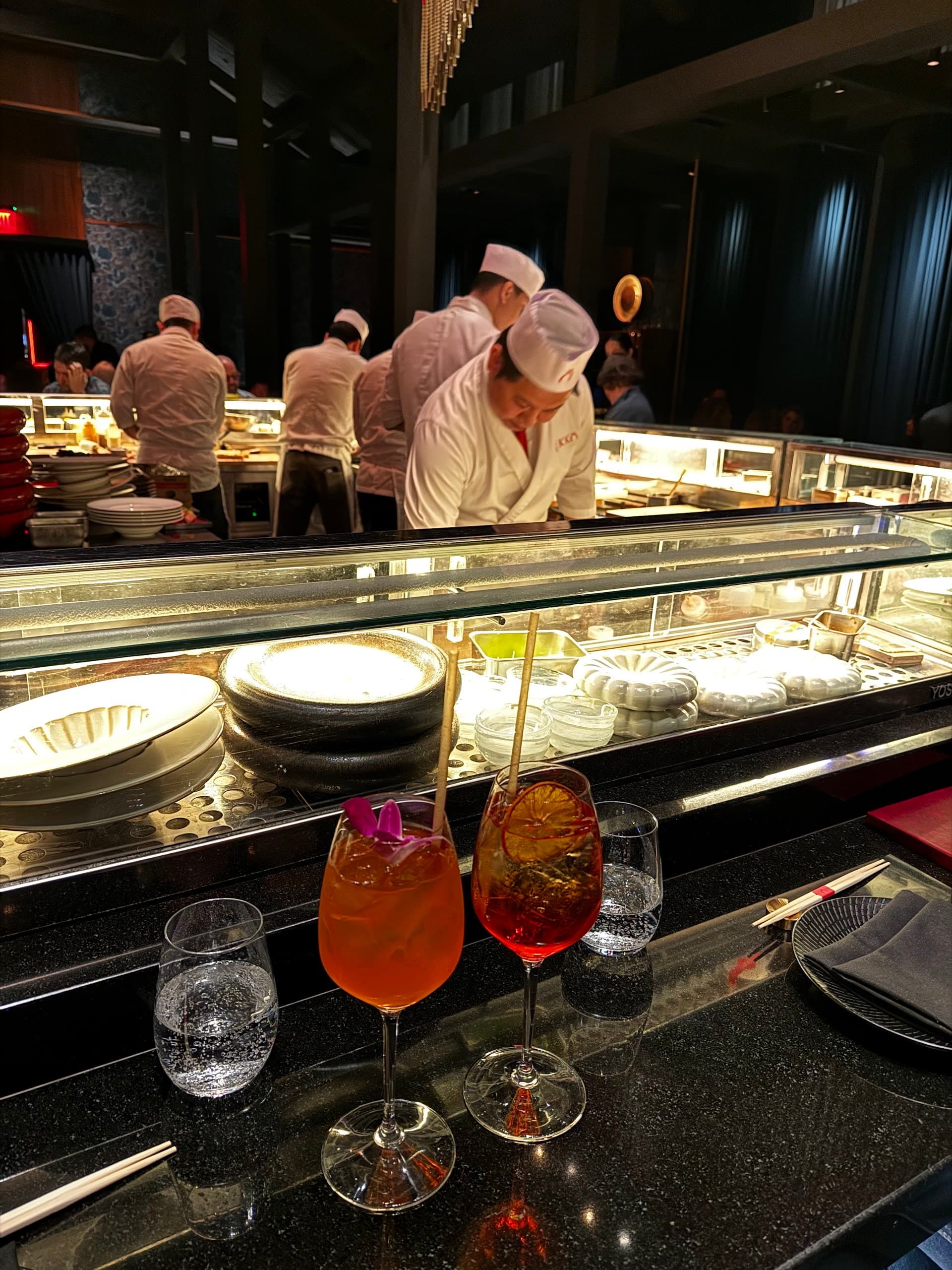 Dining area at Gekko restaurant in Miami