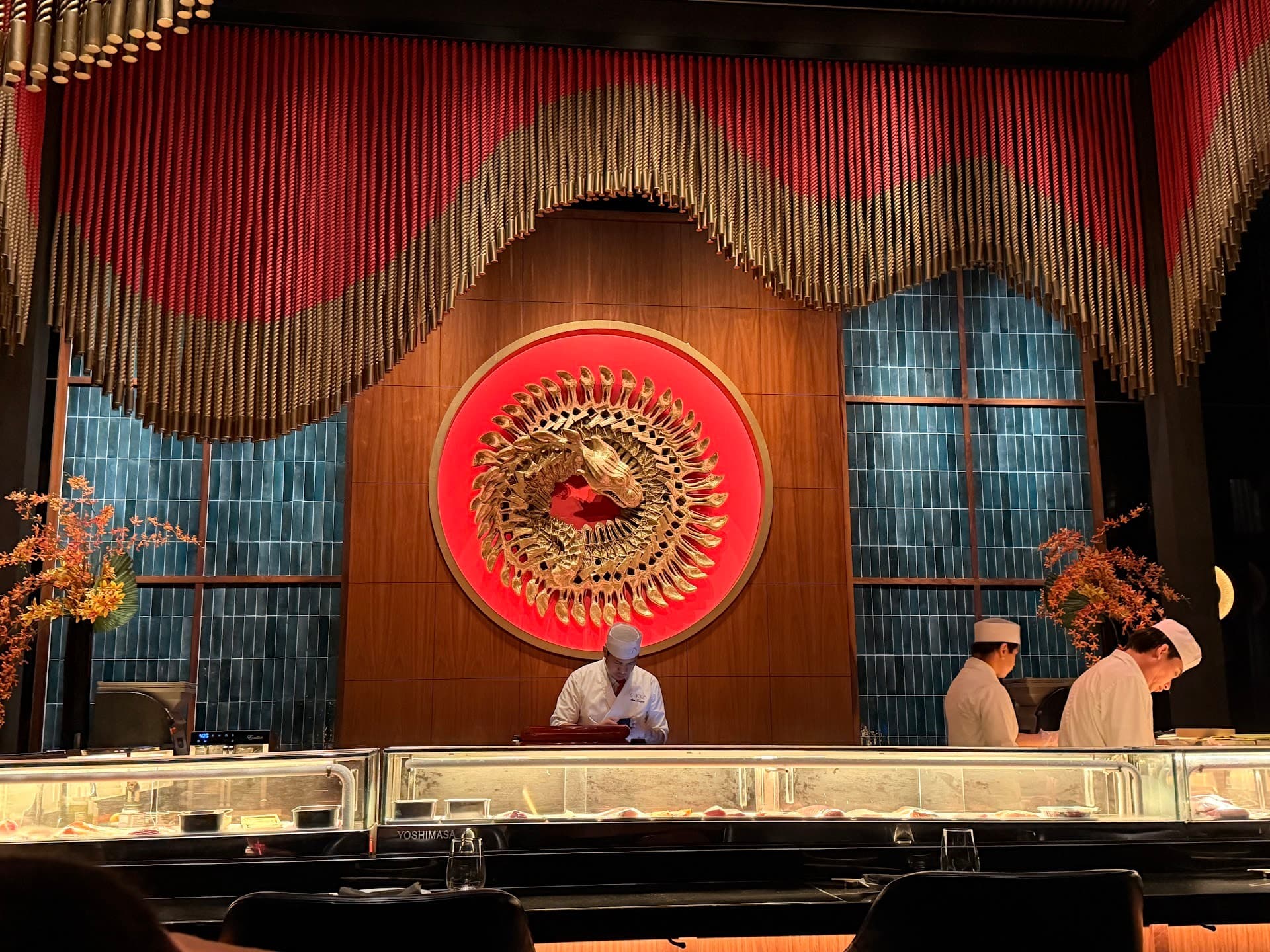 Gekko restaurant interior showcasing Japanese decor in Miami