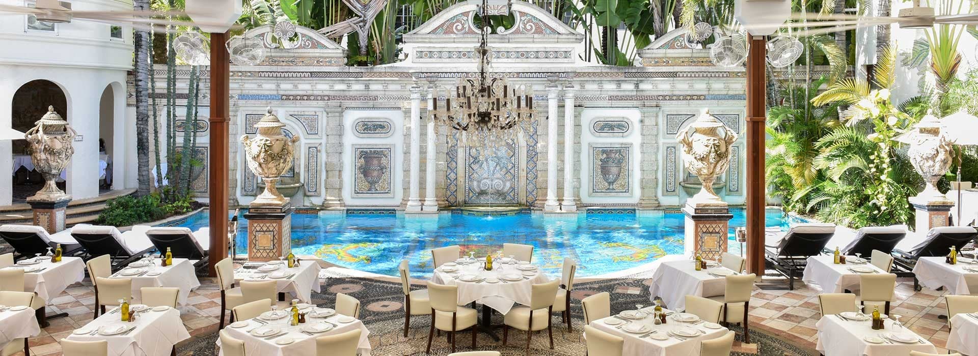 Gianni's At The Former Versace Mansion dining area in Miami Beach