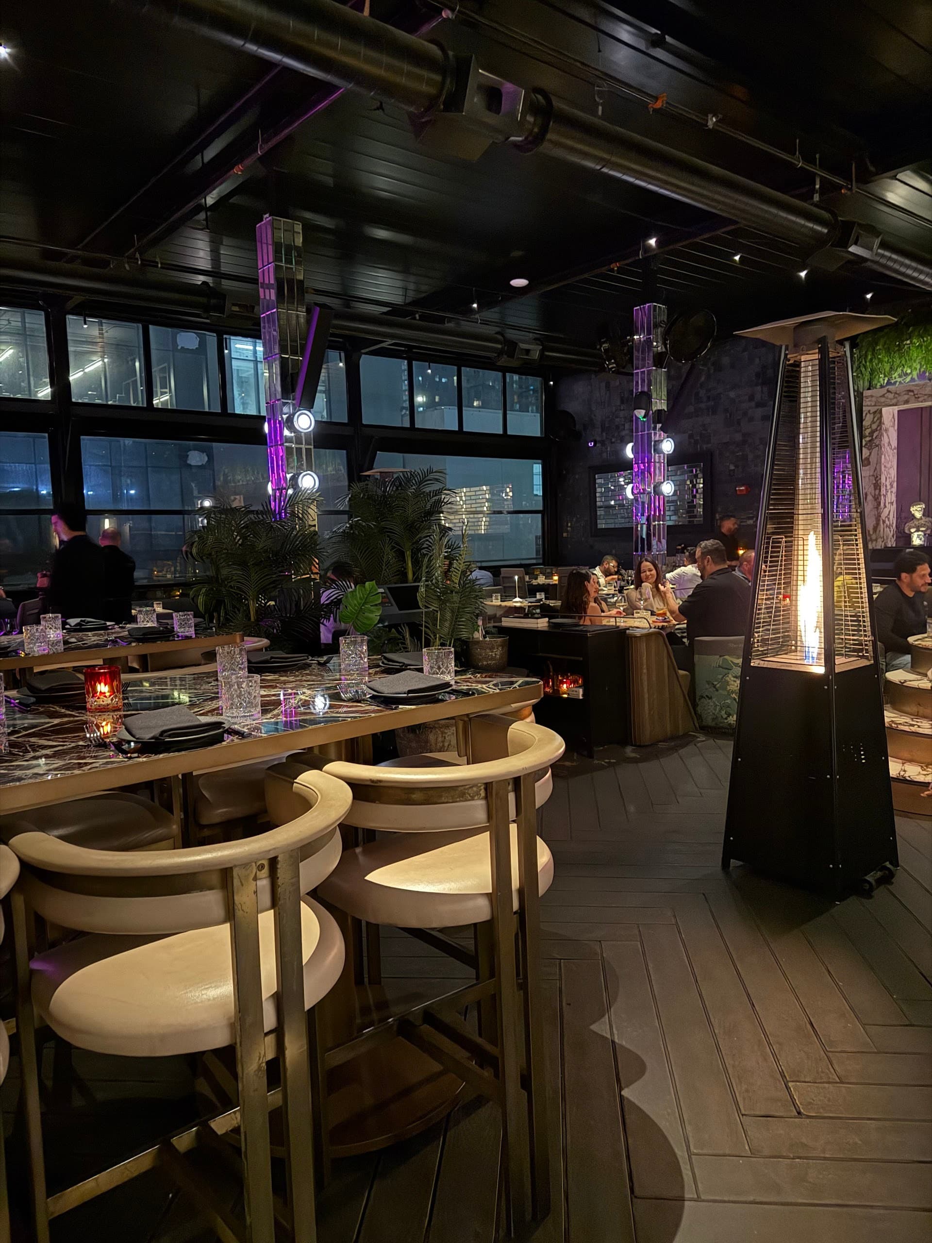 Interior of Giselle Miami showcasing vibrant ambiance