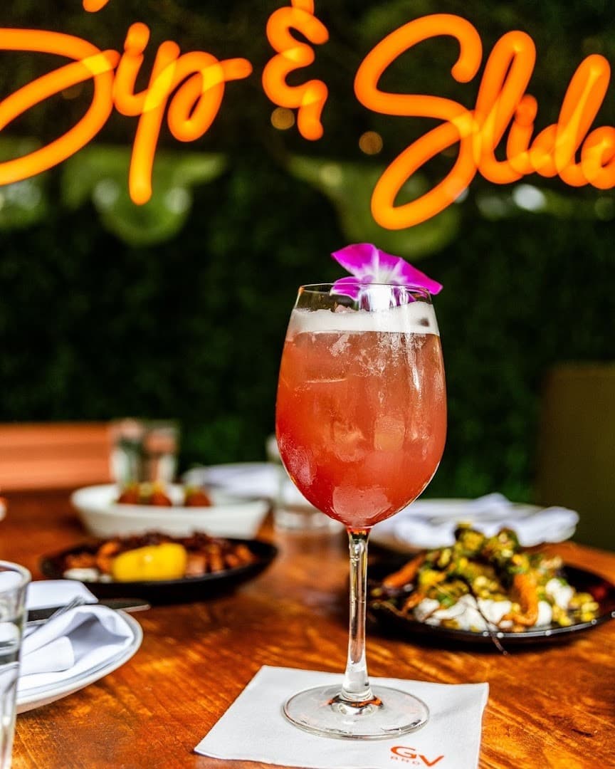 Cocktail at Glass & Vine restaurant in Miami