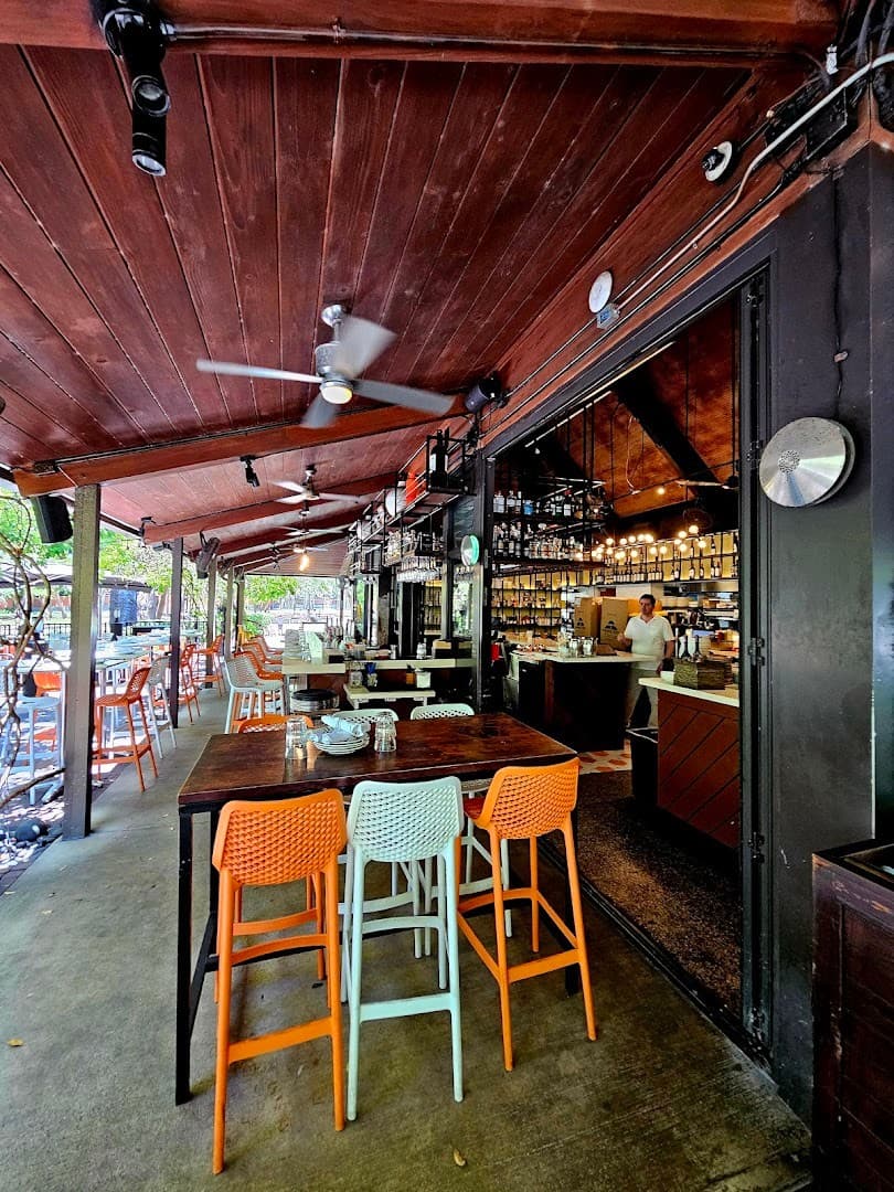 Interior view of Glass & Vine restaurant in Miami