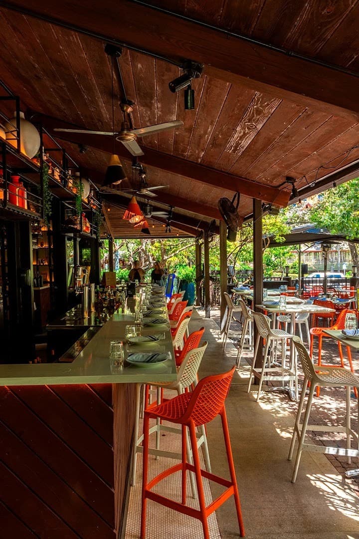 Interior view of Glass & Vine restaurant in Miami