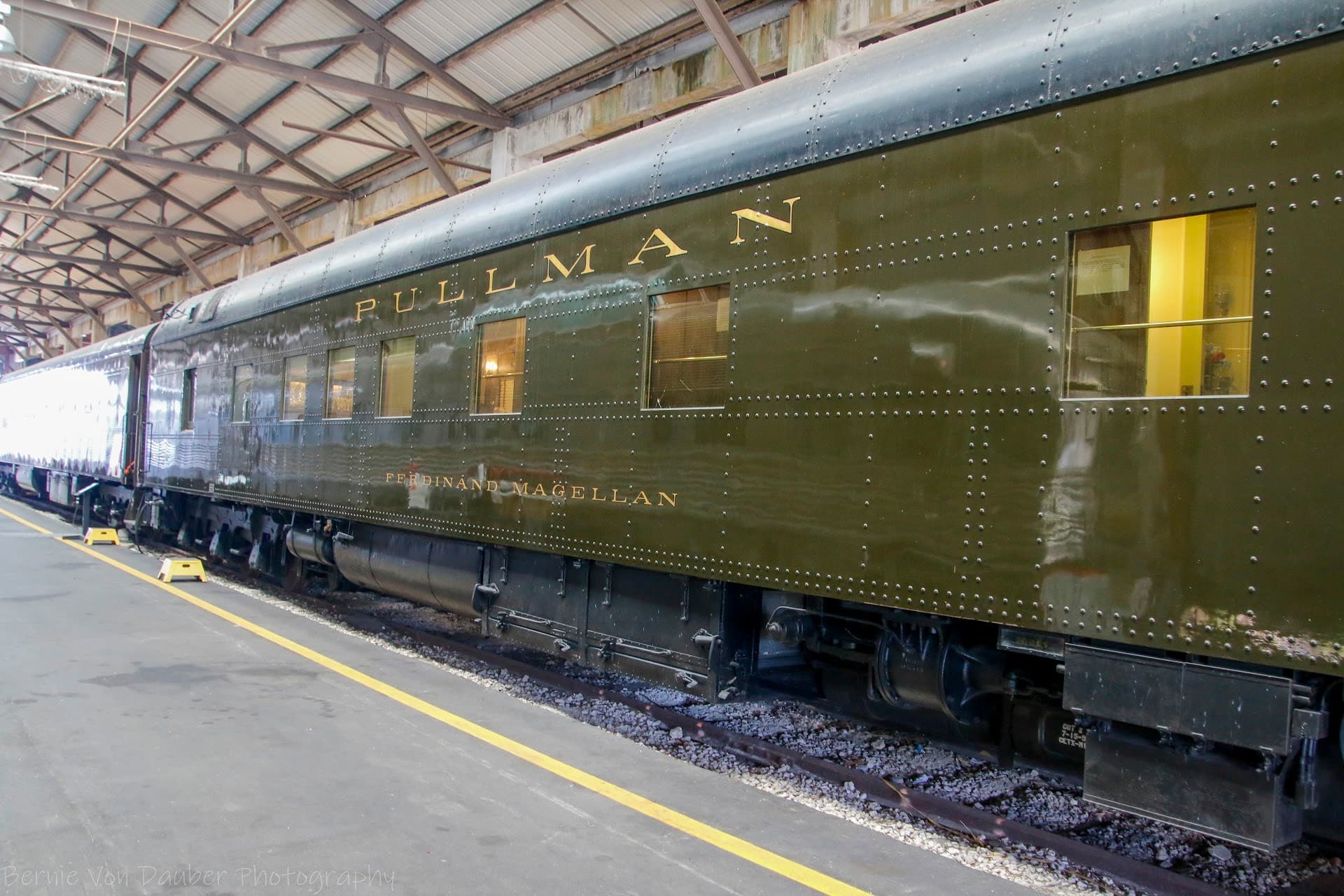 Pullman train car at Gold Coast Railroad Museum in Miami