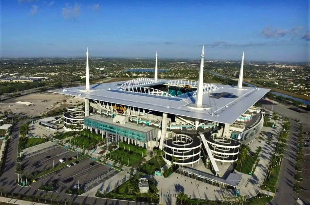 Hard Rock Stadium in Miami Gardens