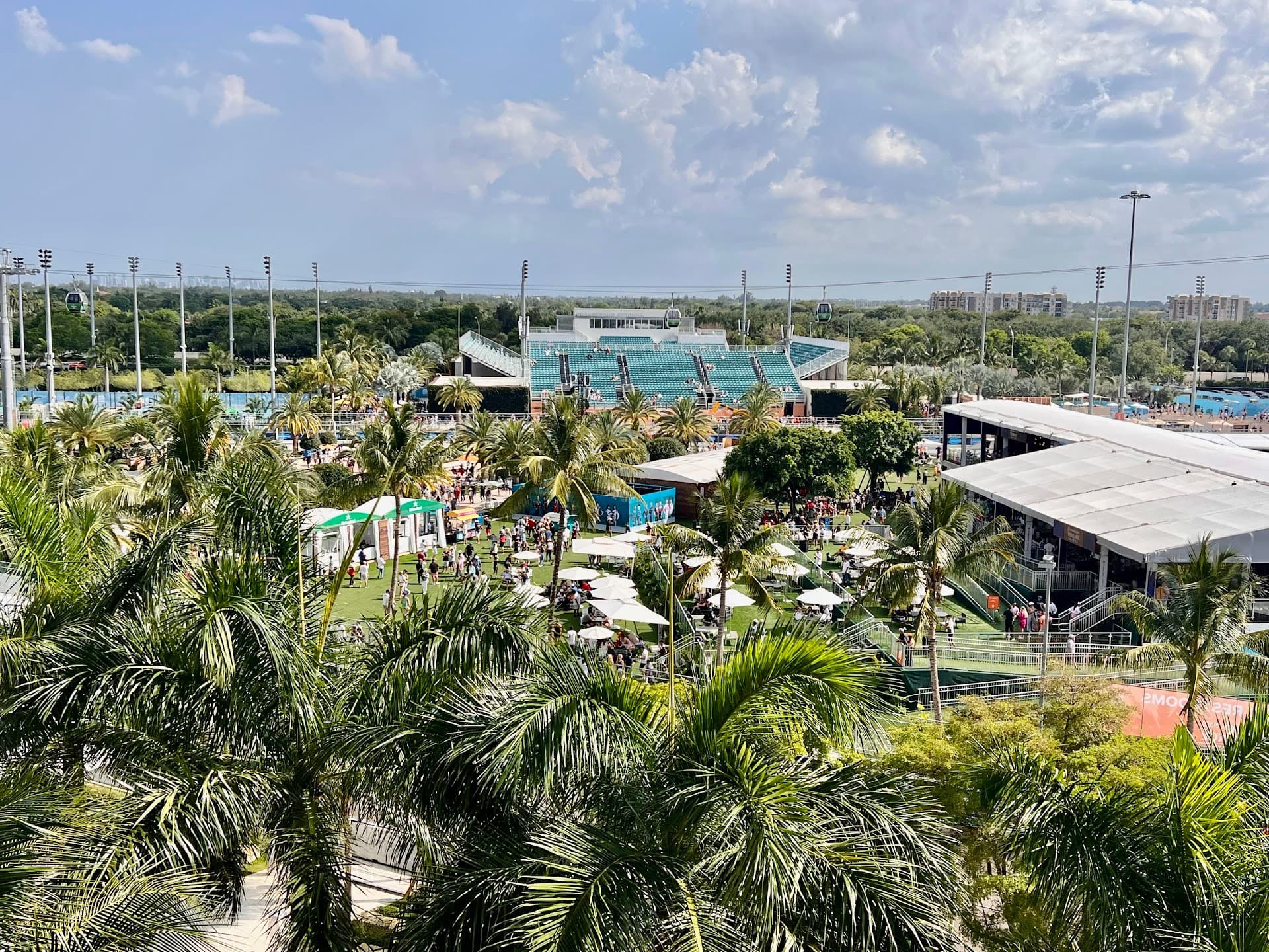 Hard Rock Stadium view in Miami Gardens