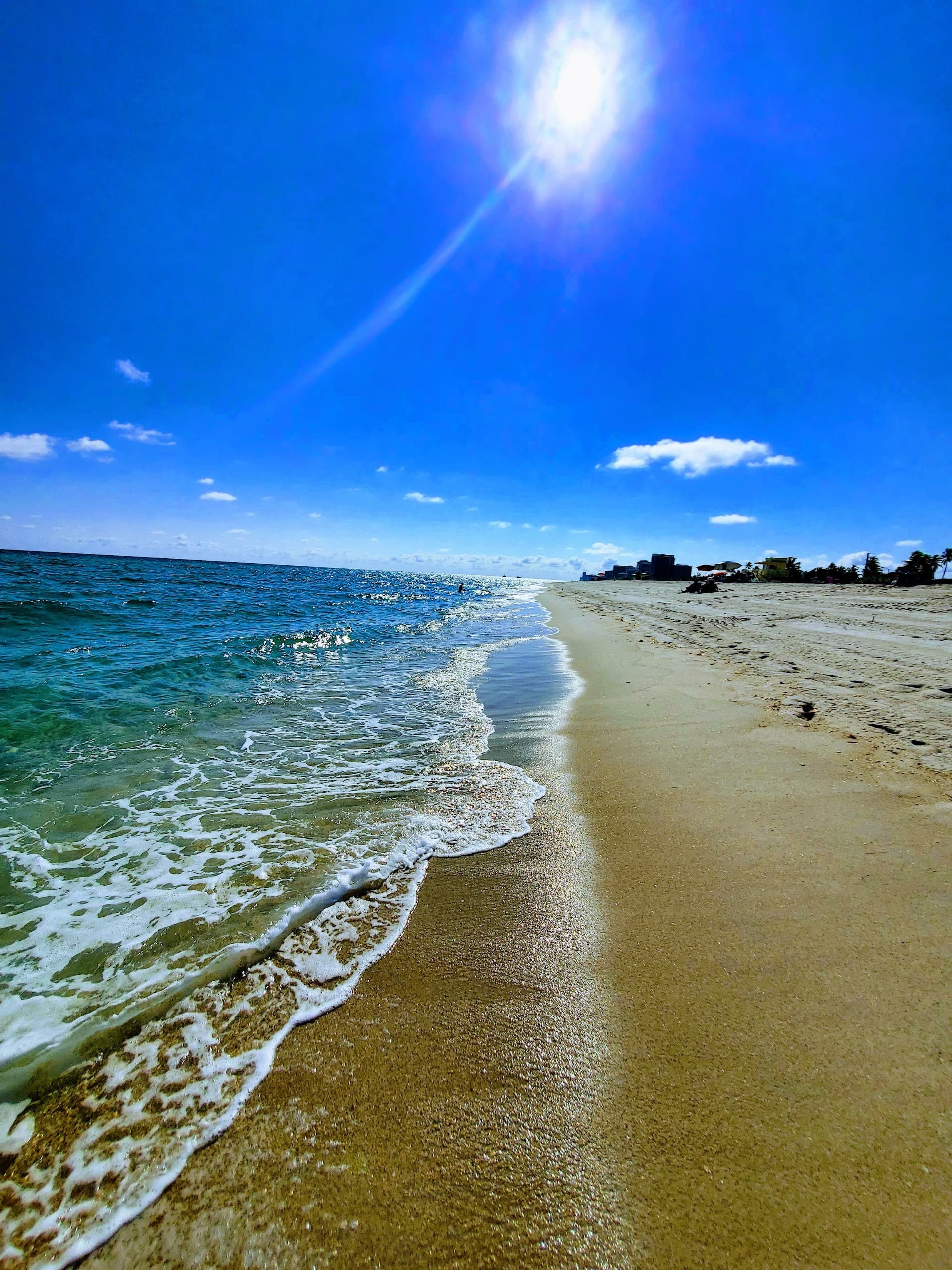 Scenic view of Haulover Park beach in Miami Beach